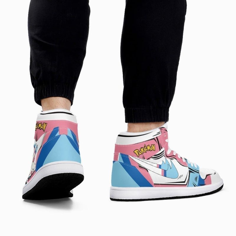 Sylveon Pokemon Air Jordan 1 High Top Shoes SMSPAJ1 - Image 5