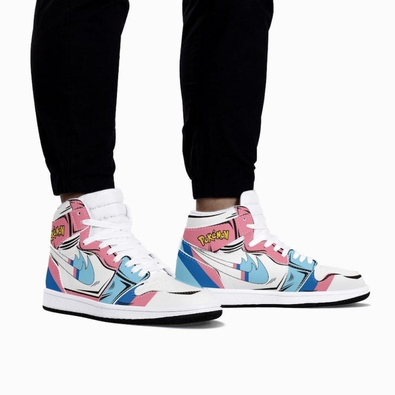 Sylveon Pokemon Air Jordan 1 High Top Shoes SMSPAJ1 - Image 6