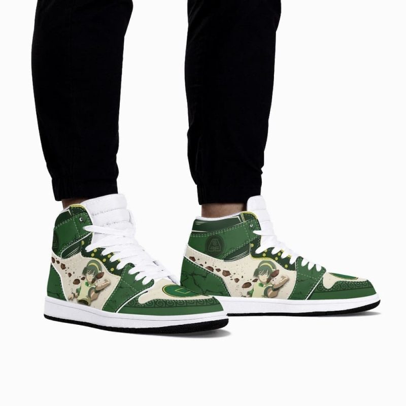 Toph Beifong Air Jordan 1 High Top Shoes SMTBAJ1 - Image 3