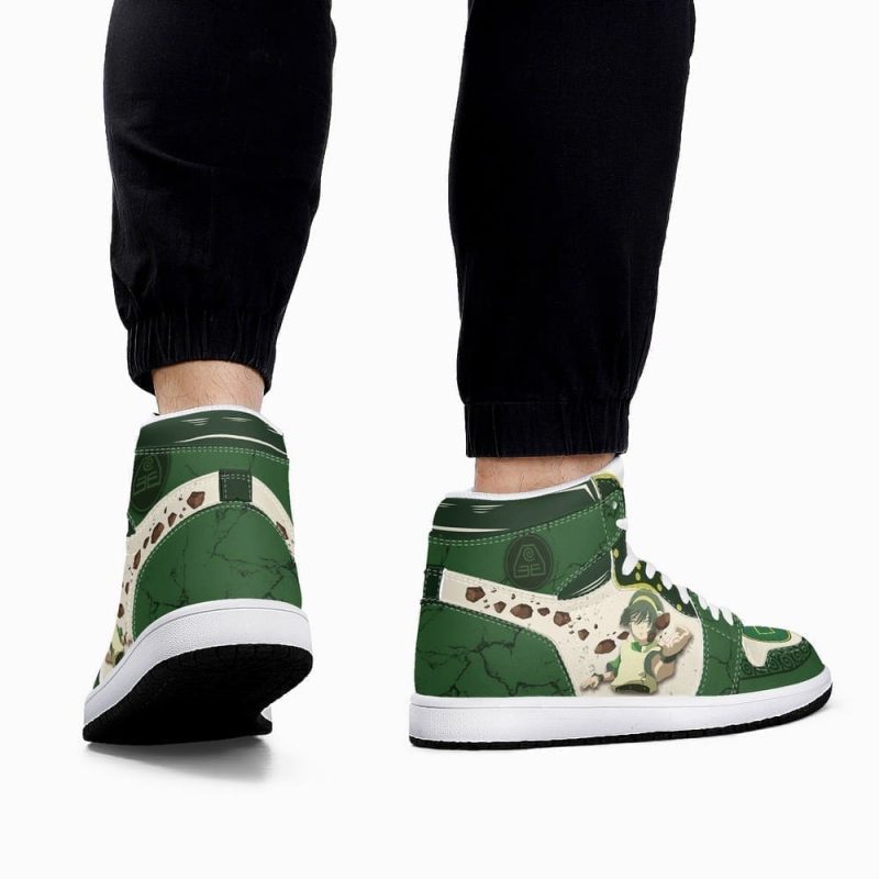 Toph Beifong Air Jordan 1 High Top Shoes SMTBAJ1 - Image 4