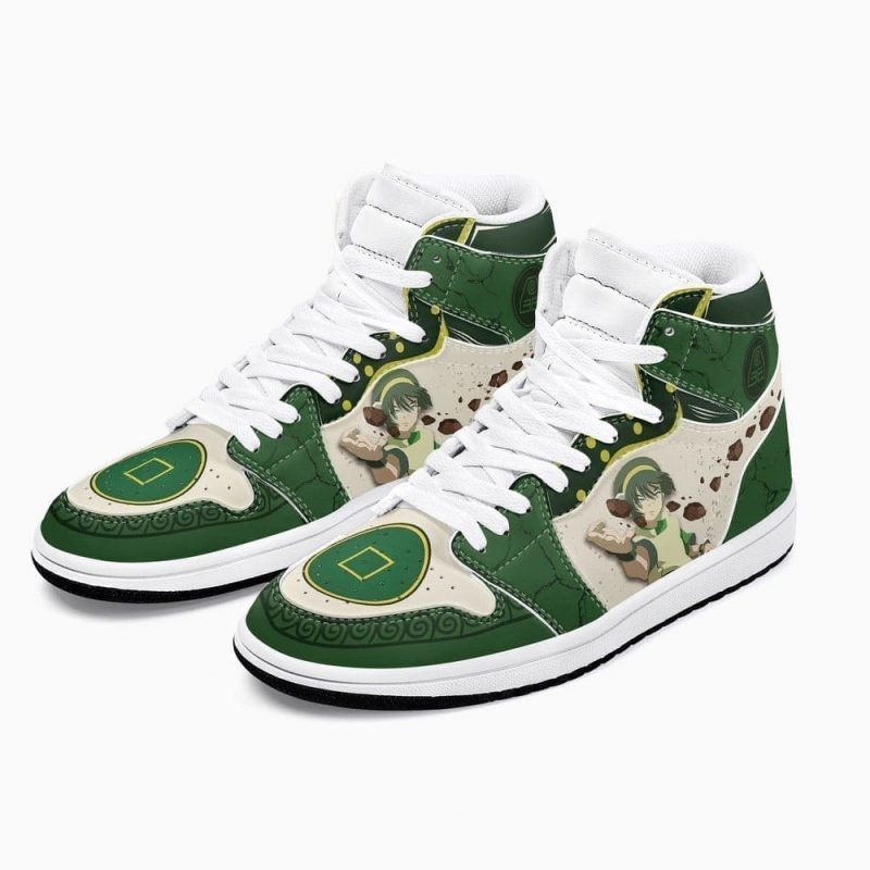 Toph Beifong Air Jordan 1 High Top Shoes SMTBAJ1 - Image 6