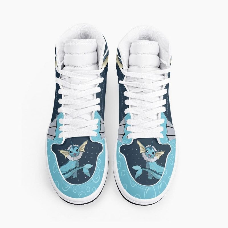 Vaporeon Pokemon Air Jordan 1 High Top Shoes SMVPAJ1 - Image 6