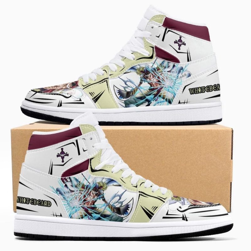 Whitebeard Air Jordan 1 High Top Shoes SMWAJH1