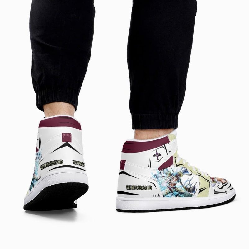 Whitebeard Air Jordan 1 High Top Shoes SMWAJH1 - Image 4