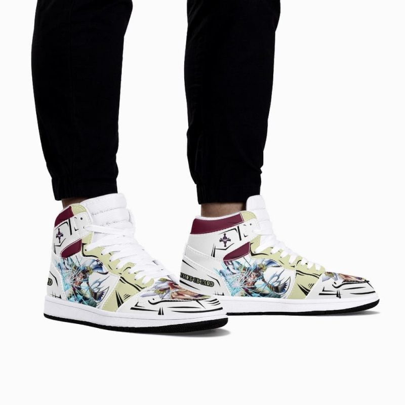 Whitebeard Air Jordan 1 High Top Shoes SMWAJH1 - Image 6