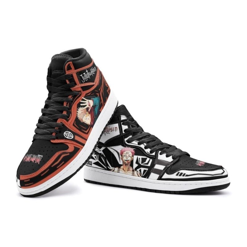 Yuji Itadori Sukuna Sorcery Fight Air Jordan 1 High Top Shoes SMYISS1 - Image 4