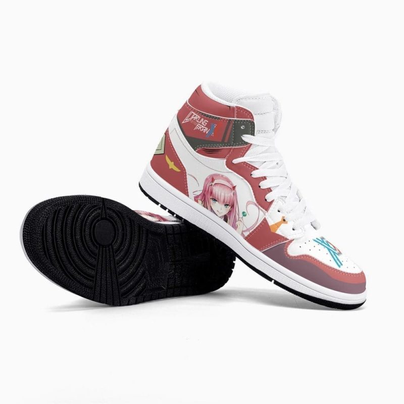 Zero Two Darling In The Franxx Air Jordan 1 High Top Shoes SMZTDI1