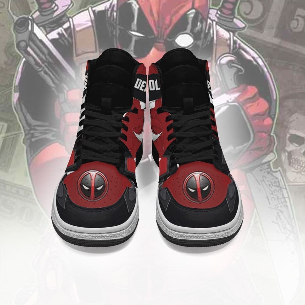 Deadpool Air Jordan 1 High Top Shoes