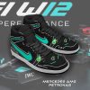 Mercedes AMG Petronas F1 Car AJ1 High Top Shoes 2