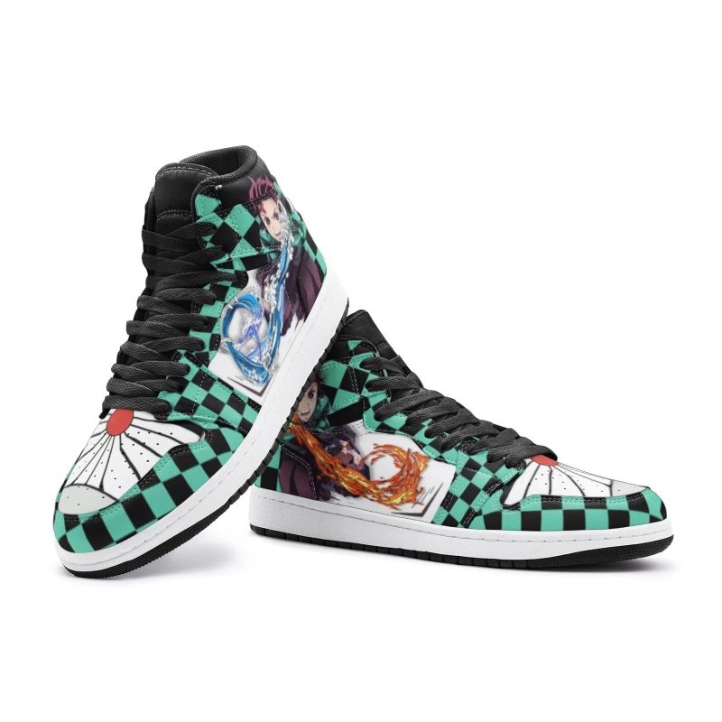 Tanjiro Kamado Demon Slayer AJ1 High Top Shoes SMDMSL1 - Image 4