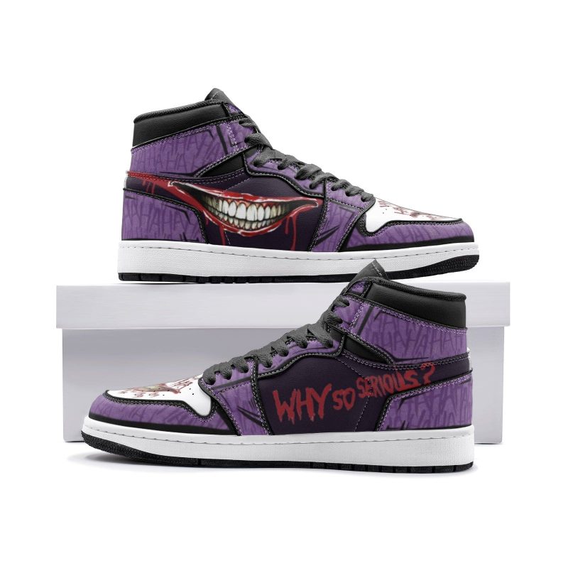 Why So Serious The Joker Air Jordan 1 High Top Shoes 1