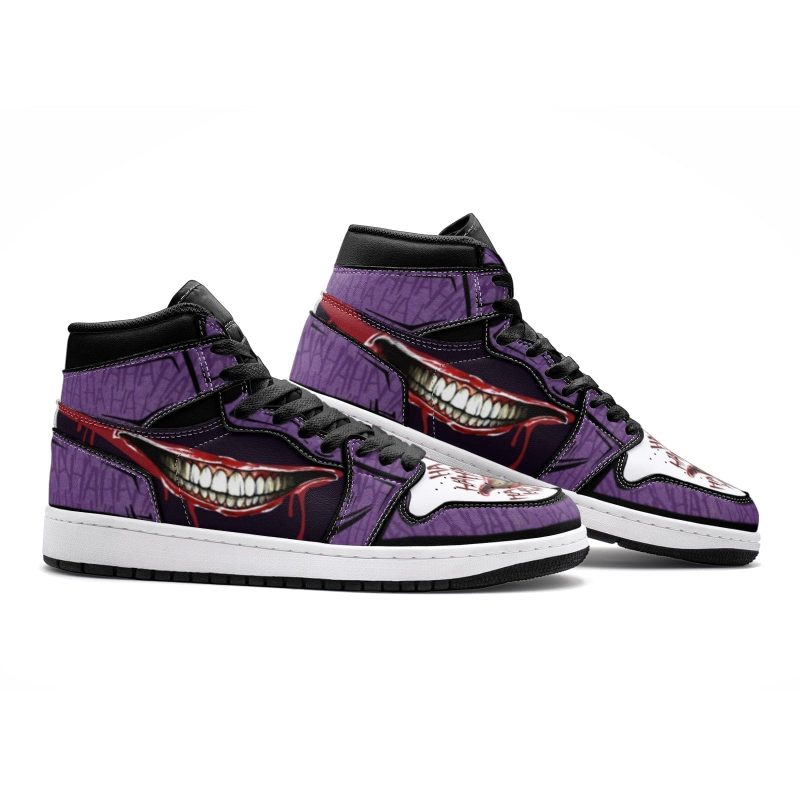 Why So Serious The Joker Air Jordan 1 High Top Shoes 2