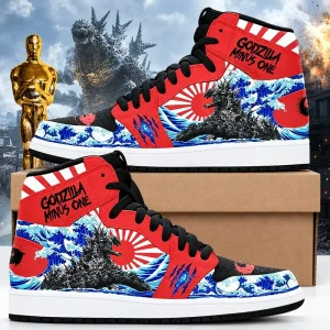 Godzilla Minus One Air Jordan 1 High Top Shoes