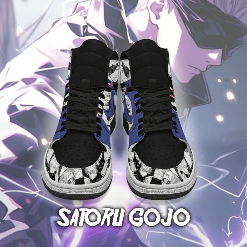 Gojo Satoru Air Jordan 1 High Top Shoes - Image 3