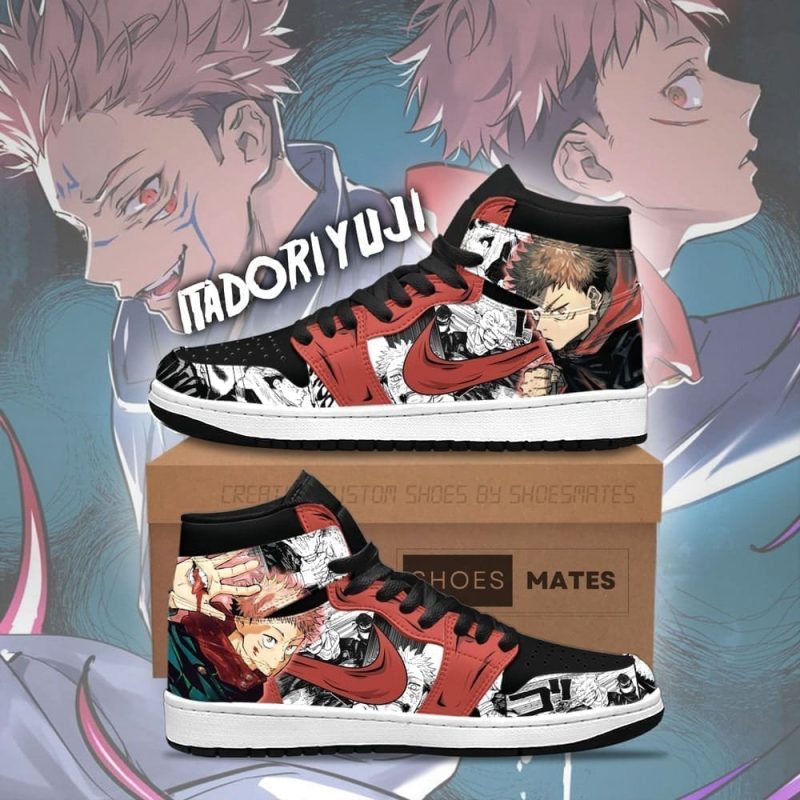 Itadori Yuji Air Jordan 1 High Top Shoes