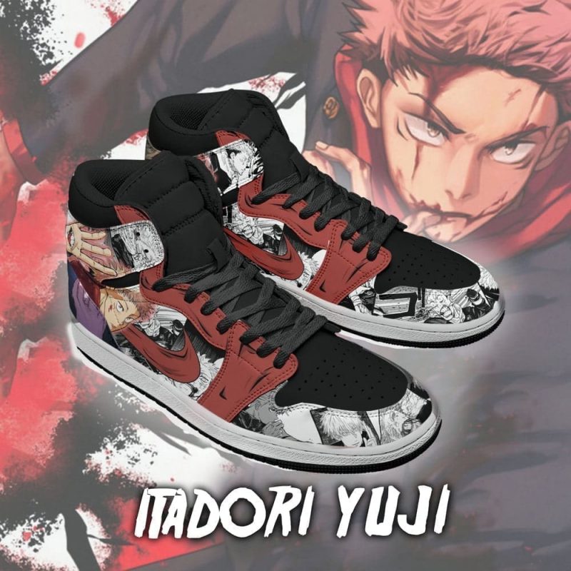 Itadori Yuji Air Jordan 1 High Top Shoes - Image 2