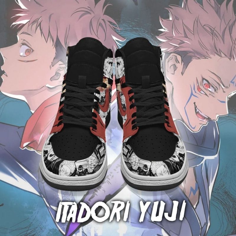 Itadori Yuji Air Jordan 1 High Top Shoes - Image 3