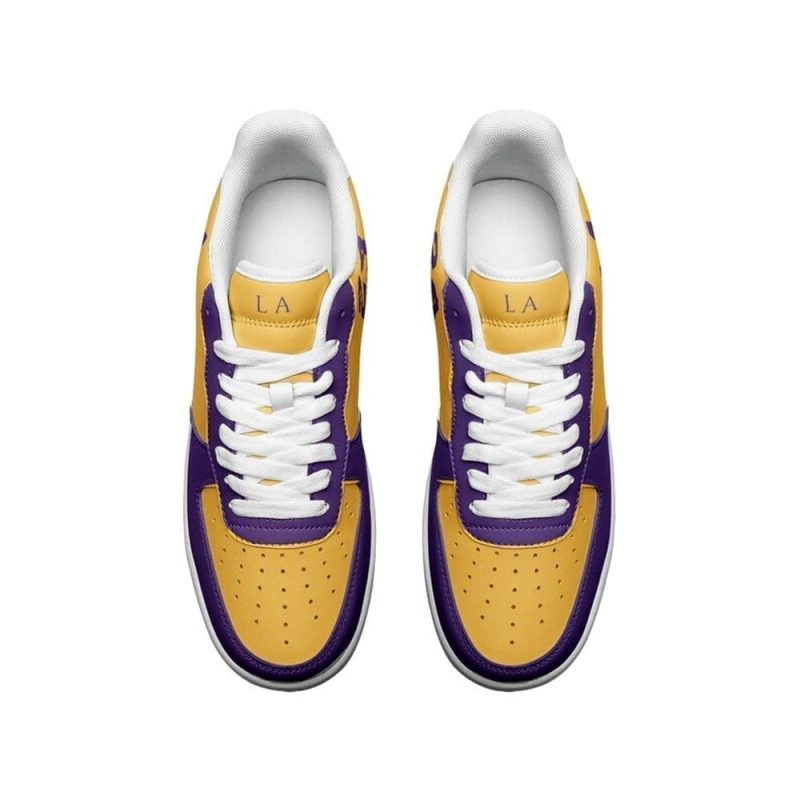 Los Angeles Lakers Flag NAF Shoes - Image 3