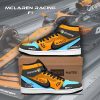 McLaren Racing F1 Car AJ1 High Top Shoes