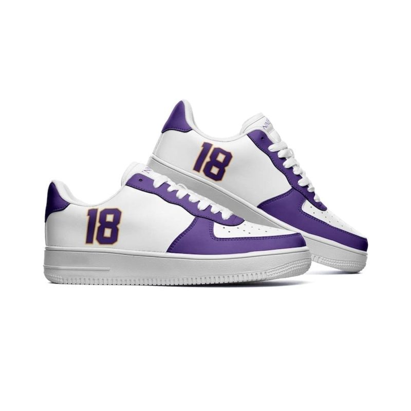 Minnesota Vikings Flag NAF Shoes - Image 2