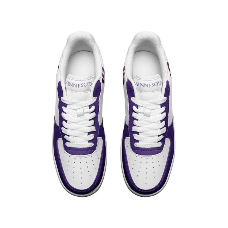 Minnesota Vikings Flag NAF Shoes - Image 3