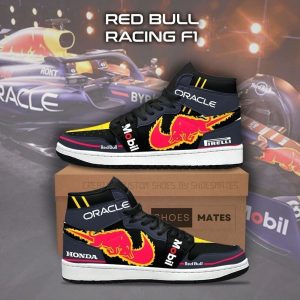 Oracle Red Bull Racing F1 Car AJ1 High Top Shoes