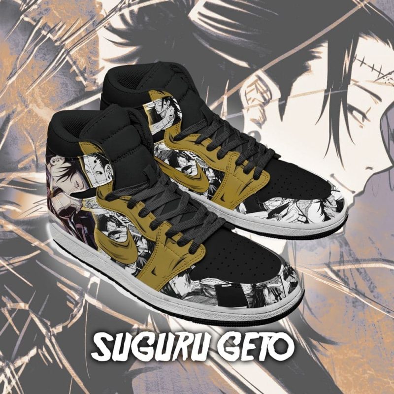 Suguru Geto Air Jordan 1 High Top Shoes - Image 3