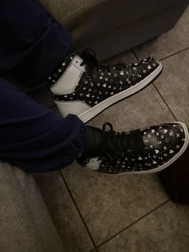 Akaza Demon Slayer AJ1 High Top Shoes photo review