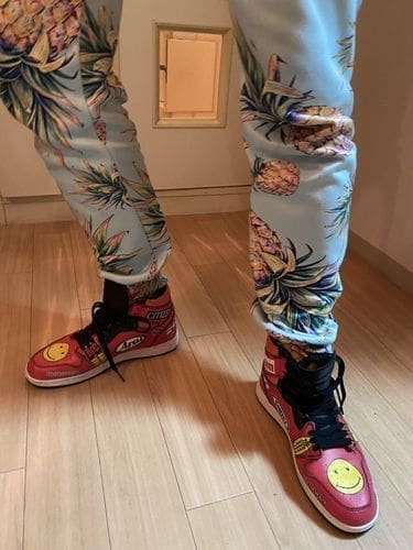 Tengen Uzui Demon Slayer AJ1 High Top Shoes photo review