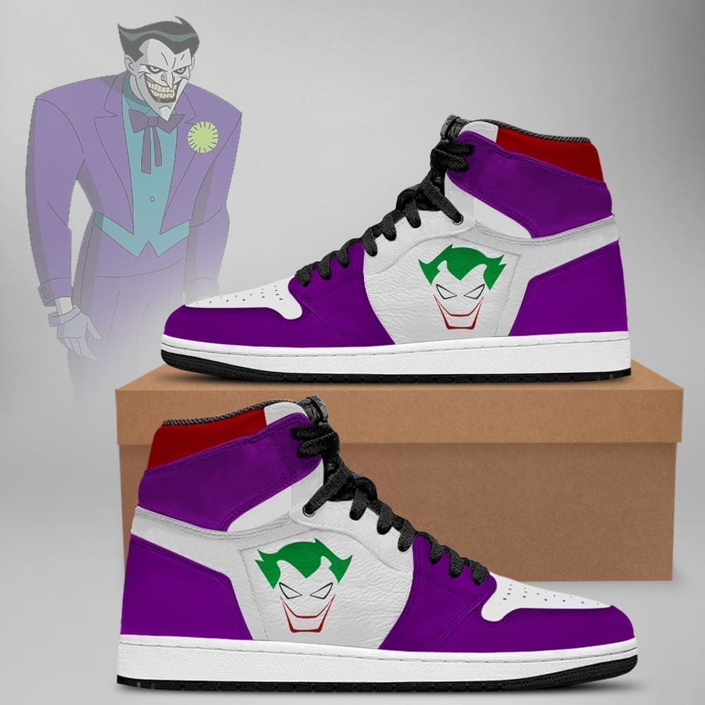 DC Joker Air Jordan 1 High Top Shoes Verse 5