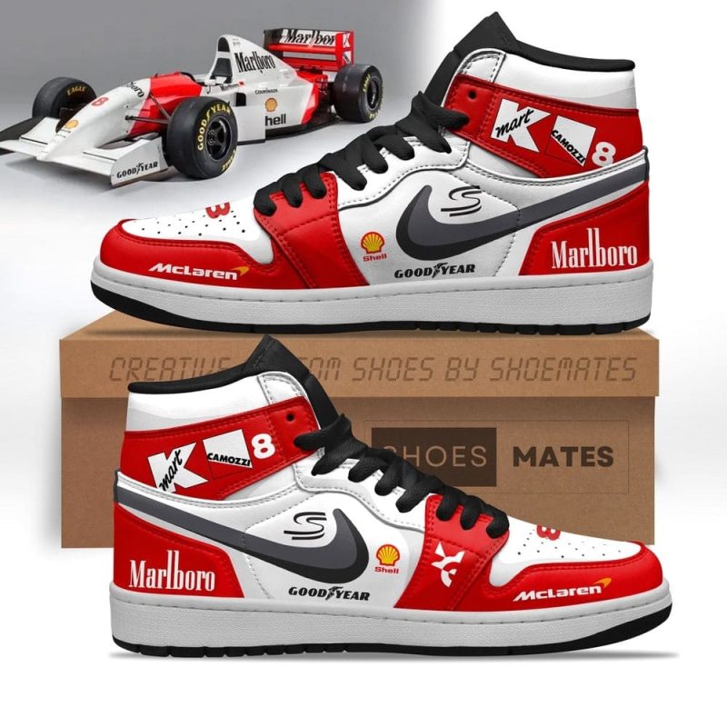 Aryton Senna Formula 1 AJ1 High Top Shoes