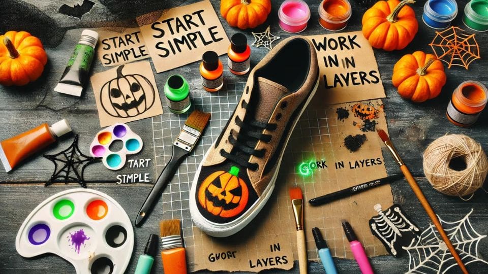 Steps to Create Your Custom Halloween Shoes