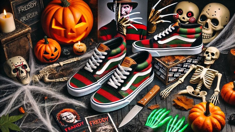 Freddy Krueger Vans give your Halloween shoes a trendy twist