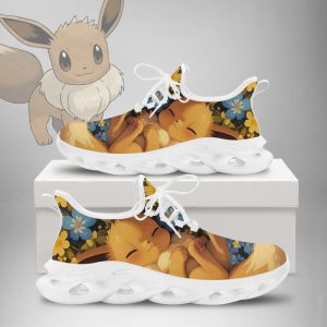 Eevee Pokemon Black Clunky Sneakers