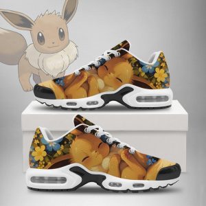 Eevee Pokemon Black AM Shoes