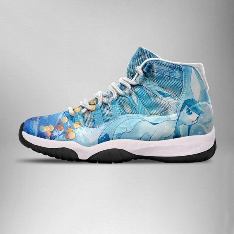 Glaceon Pokemon Black J11 Shoes - Image 3