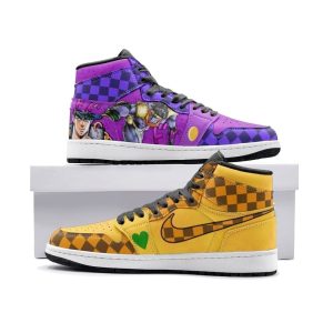 Dio Vs Jotaro J1 High Top Shoes SMDVJA1