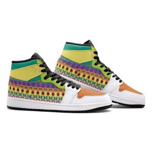 Colorful Patterns J1 High Top Shoes SMCPAJ1