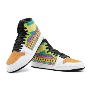 colorful patterns air jordan 1 high top shoes sm 4 min