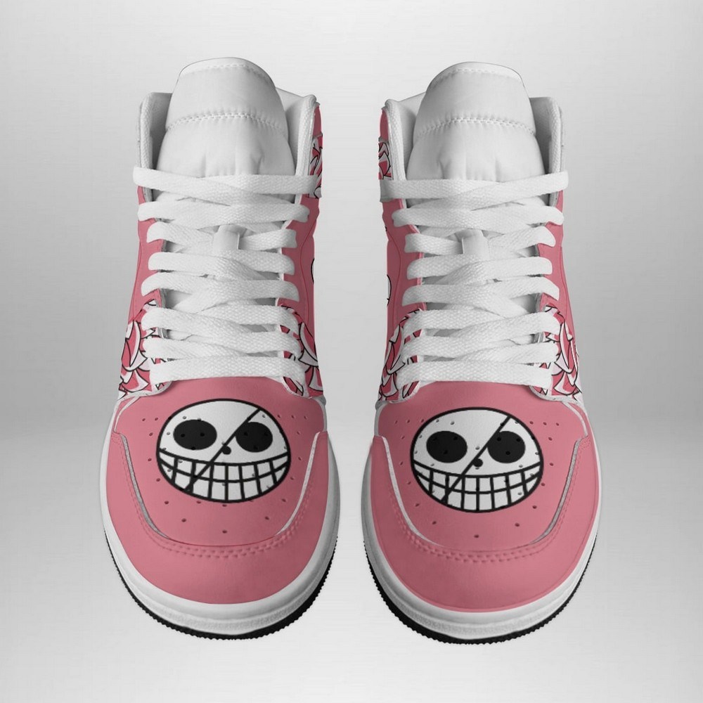 Doflamingo Pattern One Piece AJ1 Shoes 2 Doflamingo Pattern One Piece AJ1 Shoes - Image 2