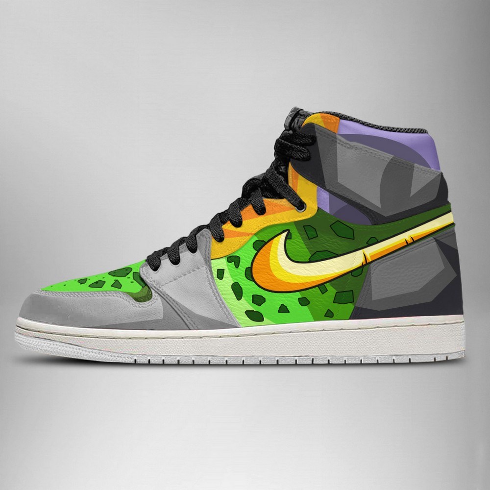 Dragon Ball Cell AJ1 High Top Shoes SMDBCA02 2 Dragon Ball Cell AJ1 High Top Shoes SMDBCA02 - Image 2
