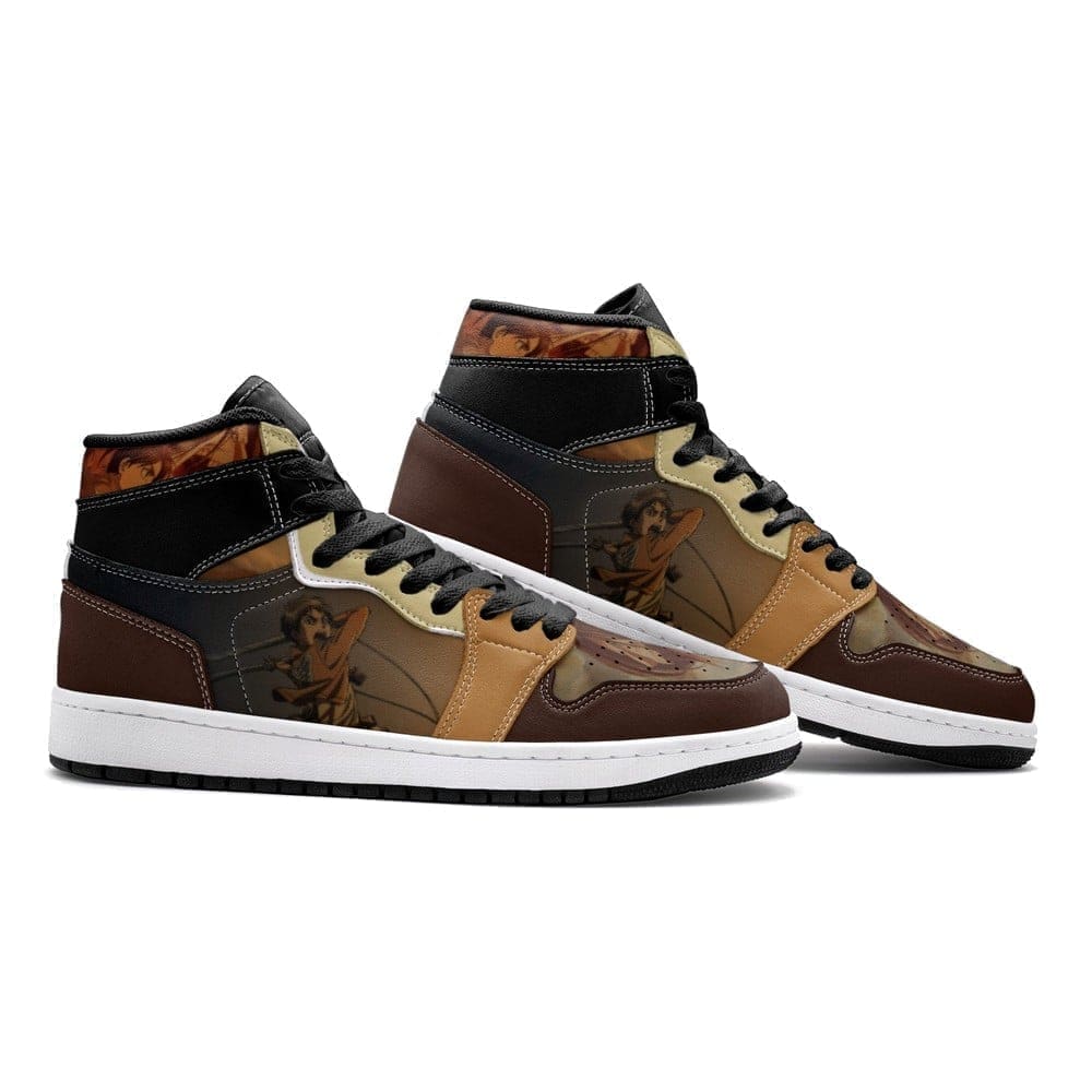 Eren Yeager Shingeki No Kyojin Air Jordan 1 High Top Shoes SMEYSN1 2 Eren Yeager Shingeki No Kyojin Air Jordan 1 High Top Shoes SMEYSN1 - Image 2