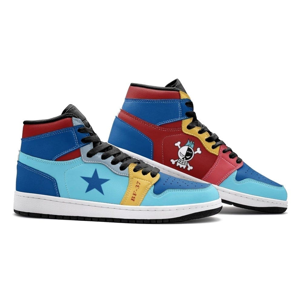Franky One Piece Air Jordan 1 High Top Shoes SMFOPA1 2 Franky One Piece Air Jordan 1 High Top Shoes SMFOPA1 - Image 2
