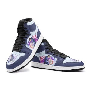Hajime Saito Rurouni Kenshin Air Jordan 1 High Top Shoes SMHSRK1