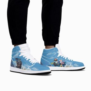 howls moving castle air jordan 1 high top shoes 4 min