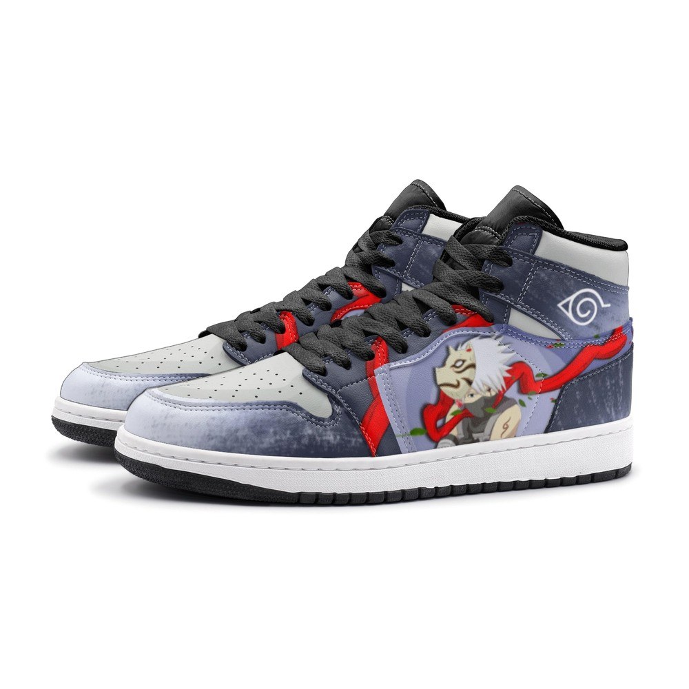 Kakashi Hatake Anbu Ninja Air Jordan 1 High Top Shoes 3 Kakashi Hatake Anbu Ninja Air Jordan 1 High Top Shoes - Image 3
