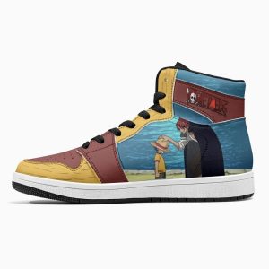 luffy and shanks one piece jd1 high top shoes 2