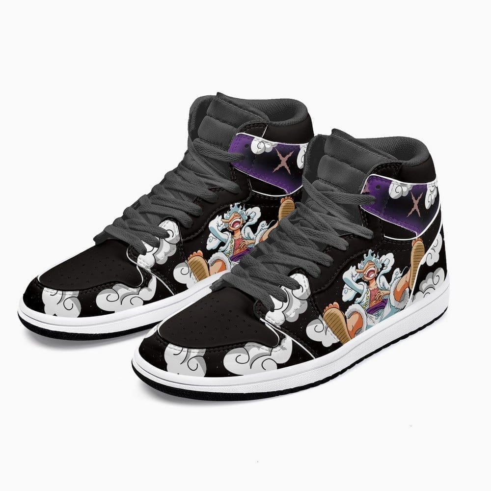 Luffy Gear 5 Air Jordan 1 High Top Shoes SMLGAJ1 3 Luffy Gear 5 Air Jordan 1 High Top Shoes SMLGAJ1 - Image 3
