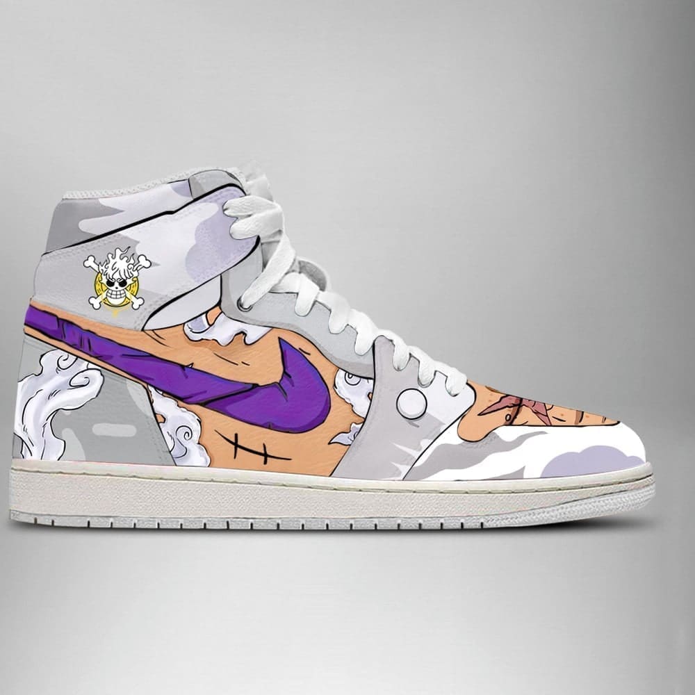Luffy G5 One Piece Air Jordan 1 High Top Shoes SMLGOP2 3 Luffy G5 One Piece Air Jordan 1 High Top Shoes SMLGOP2 - Image 3