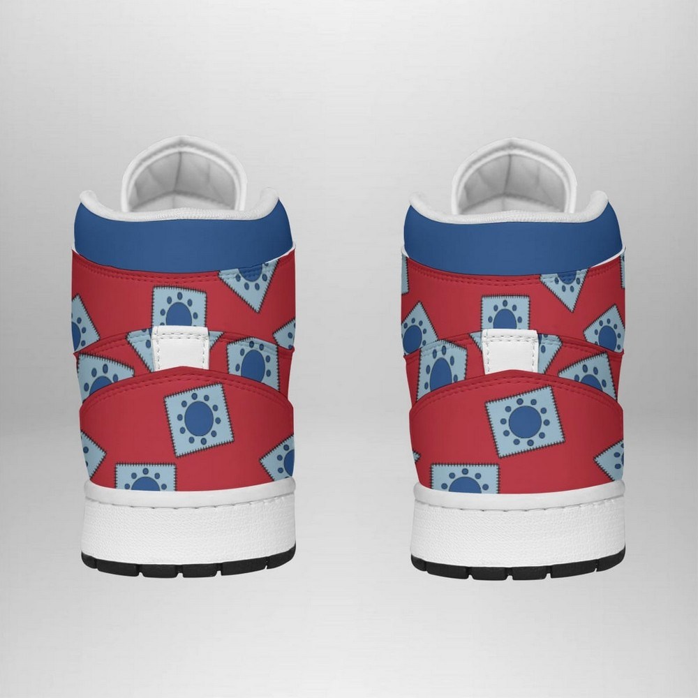 Luffy Wano Pattern One Piece AJ1 Shoes 4 Luffy Wano Pattern One Piece AJ1 Shoes - Image 4